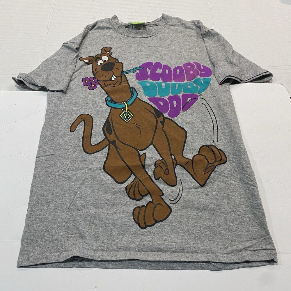Vintage 1998 Cartoon Network Scooby Soo Double Sided Single Stitch Shirt Size M